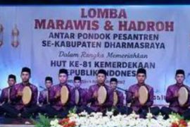 Lomba marawis dan hadroh meriahkan HUT RI di Dharmasraya