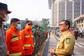 92 personel tambahan dikirim guna atasi karhutla 700 ha di Kerumutan Pelalawan