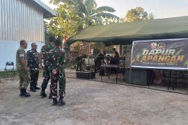 TNI sets up field kitchen for Sade Cultural Village fire victims