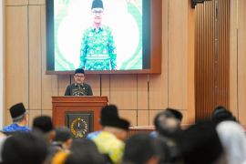 1.157 peserta MTQ VIII KORPRI dari 38 provinsi ikut defile