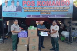 South Kalimantan firms distribute 20,000 masks amid wildfires