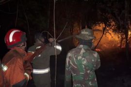 Tim gabungan padamkan karhutla di Karimunting