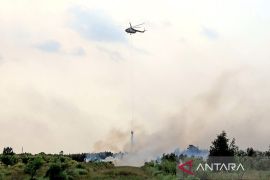 Operasi udara TNI AU percepat pemadaman karhutla di Ring 1 Kalsel