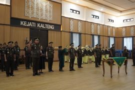 Kajati Kalimantan Tengah lantik empat kajari baru