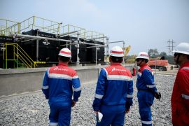 PHR operasikan tempat penampungan awal minyak di lapangan sumur baru