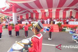 108 tim dan 11 drumband meriahkan Pawai Pembangunan HUT ke-81 RI