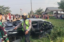 Kecelakaan maut kereta api di Sergai, 3 penumpang terlempar keluar