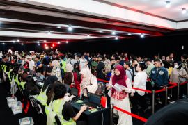 Hari pertama pengambilan RPC Merdeka Run ramai antrean
