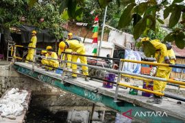 Perbaikan jembatan Mangga Dua Selatan capai 90 persen
