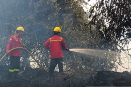 PT WKS dukung Satgas penanganan karhutla di kawasan Pandan Sejahtera