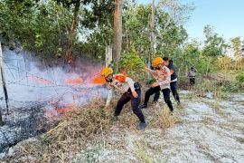 Bupati Belitung apresiasi kepolisian bantu padamkan karhutla