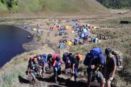 170 pendaki Gunung Semeru dievakuasi akibat kebakaran, semuanya dalam kondisi aman
