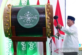 Presiden Prabowo pukul bedug tandai pembukaan muktamar ke-35 NU
