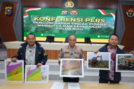 40 tersangka dari 37 perkara karhutla di Riau bakar 904 ha lahan