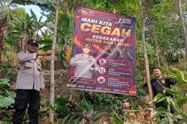 Polres Garut menurunkan tim antisipasi kebakaran hutan dan lahan