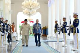 Prabowo terima Ramos-Horta dan 20 peraih Nobel di Istana Merdeka