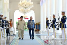 Prabowo terima Ramos-Horta dan 20 peraih Nobel di Istana Merdeka
