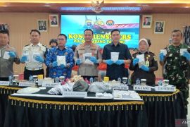 Polres Padang Panjang sita 835 gram sabu dan 451 gram ganja dari empat kasus