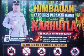 Polres Pasaman Barat optimalkan Bhabinkamtibmas cegah karhutla
