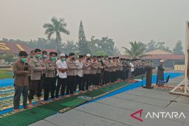Jajaran Polres Bengkayang gelar shalat istisqa dan doa bersama minta turun hujan