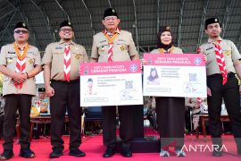 Wagub Gorontalo dorong Pramuka berperan dalam swasembada pangan