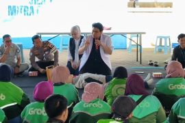 Polres Bogor gelar edukasi keselamatan berkendara bagi 200 ojol