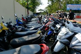 Razia balap liar, Polres Temanggung sita 106 motor