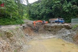 Mitigasi banjir, BPJN Aceh bangun saluran beton tampung air