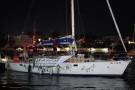 Aktivis pro-Palestina berlayar dari Italia dukung Revolusi Flamingo