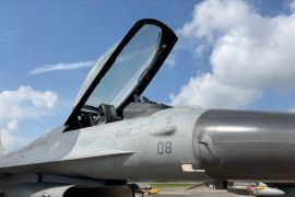 TNI AU gelar pameran enam pesawat F-16 di Batam