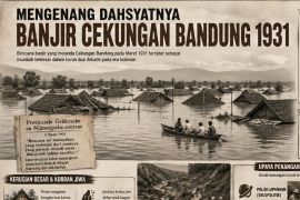 Kota Bandung pernah alami banjir besar pada Maret 1931