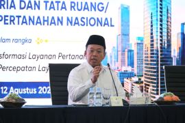 Sebarkan semangat transformasi layanan Pertanahan, Menteri Nusron: Untuk memberikan kepastian kepada masyarakat