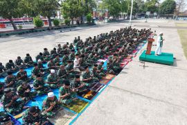 Ratusan prajurit Korem 011 Lilawangsa Shalat Istisqa atasi kemarau