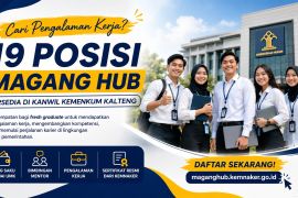 Kanwil Kemenkum Kalteng siapkan 19 Posisi MagangHub