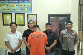 Timgab URC Polda Babel-Polres Bangka Tengah tangkap pria yang ngaku polisi untuk menipu