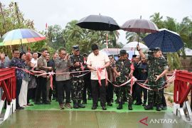 Gubernur Sumut resmikan Jembatan Bailey dampak bencana di Tapteng