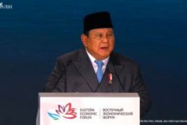 Prabowo sampaikan pidato sebagai tamu kehormatan utama EEF ke-11 di Rusia
