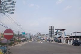 Kabut asap tipis selimuti kota Tanjungpandan