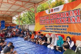 Pemkot Pekalongan dan relawan memperkuat sinergi penanganan pascabencana
