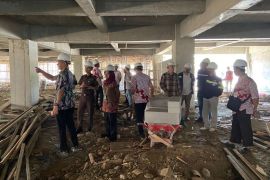 Pembangunan Gedung Kudus Sehat RSUD Kudus mencapai 33,39 persen