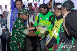 Kodim Ambon kawal penyaluran 7.977 ton beras untuk 265.900 PBP