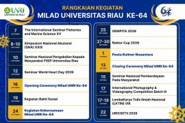 Unri siapkan rangkaian kegiatan Milad ke-64, hadirkan beragam Agenda Akademik dan Kemasyarakatan