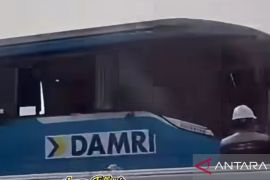 Bus Damri tabrak Bus ALS di Tol Palindra, belasan orang luka-luka