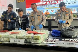 Polres Lampung Selatan sita 42,8 kg sabu di Bakauheni selama Agustus 2026