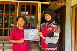 Ditsamapta Polda Kaltara gencar edukasi masyarakat bahaya karhutla