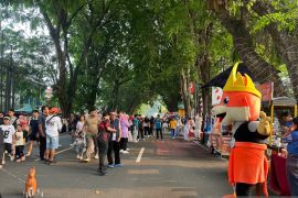 Dispora dan KONI Sumbar sosialisasikan Porprov 2026 di CFD Padang