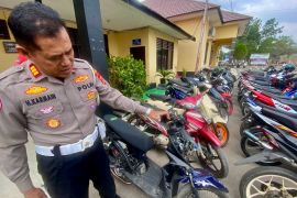 Satlantas Polres Tapin amankan 31 motor dalam penertiban balap liar