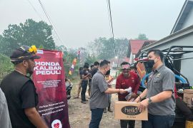 Aksi Honda Kalbar peduli di tengah kabut asap Kalimantan