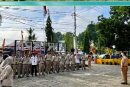 Melalui apel pagi, Kantor Pertanahan Kabupaten Pasaman perkuat disiplin dan komitmen tingkatkan kualitas pelayanan