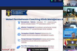 Kemenkum Babel ikuti Coaching Penguatan Manajemen ASN